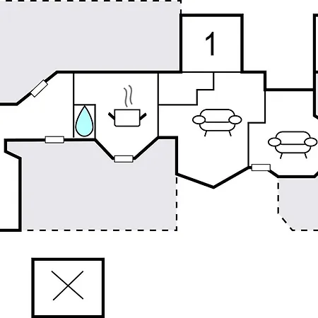 Lovely In With Kitchen Сasa de vacaciones