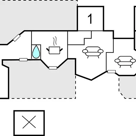 بيت للعطل Lovely In With Kitchen Ølsted